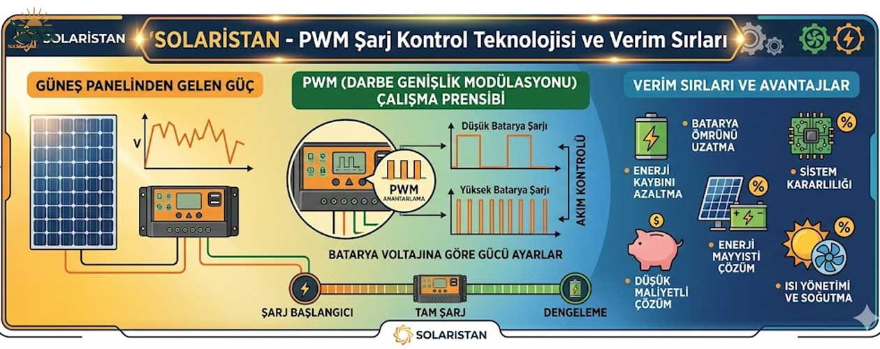 PWM Şarj Kontrol Teknolojisi ve Verim Sırları