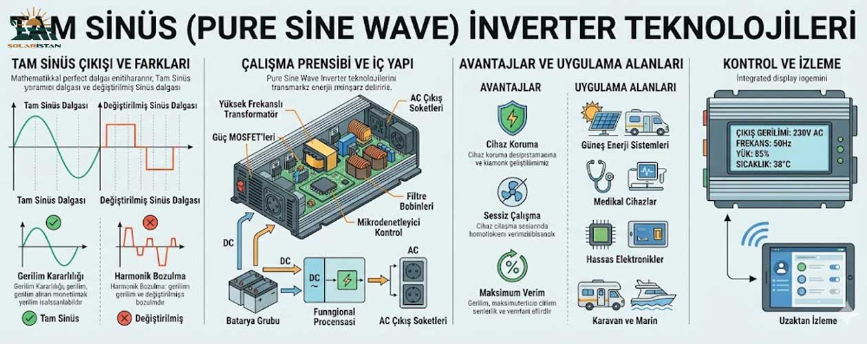 Tam Sinüs (Pure Sine Wave) İnverter Teknolojileri