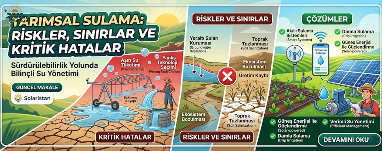 Tarımsal Sulama Riskler, Sınırlar ve Kritik Hatalar