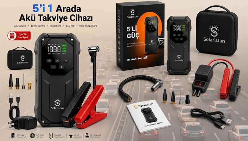 Çok Fonksiyonlu Araç Akü Takviye Cihazı