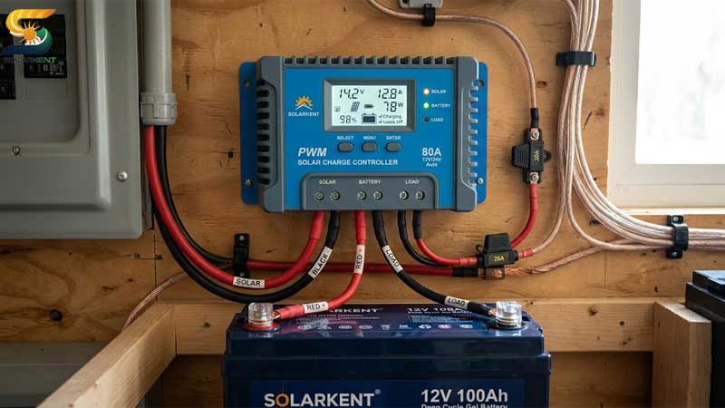 PWM Solar Şarj Kontrol Cihazı