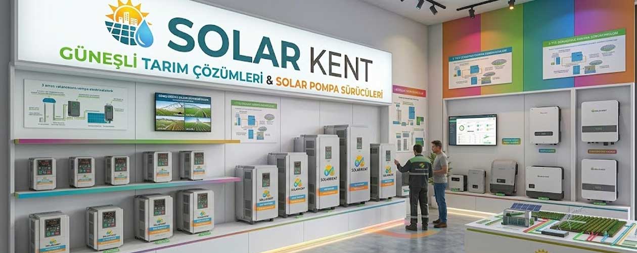 3 Faz Solar Pompa Sürücüleri ile Sürdürülebilir Sulama