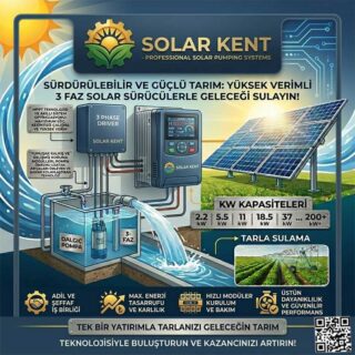 3 Faz Solar Pompa Sürücüleri